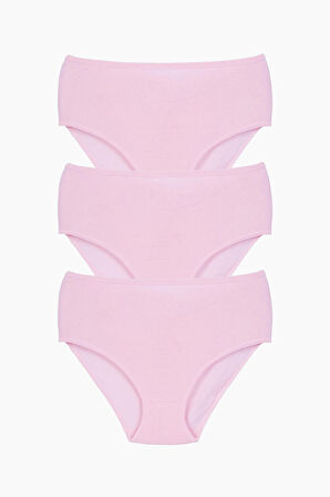 3'lü Paket Ribana Yüksek Bel Kadın Külot 