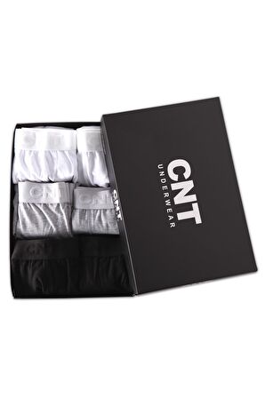 Erkek Boxer Likralı 6'lı Premium Paket Yeni Yıl, Yılbaşı, Hediyelik