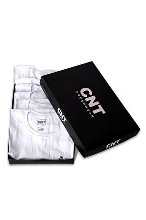 Erkek Fanila T-shirt Pamuklu 6'lı Premium Paket 