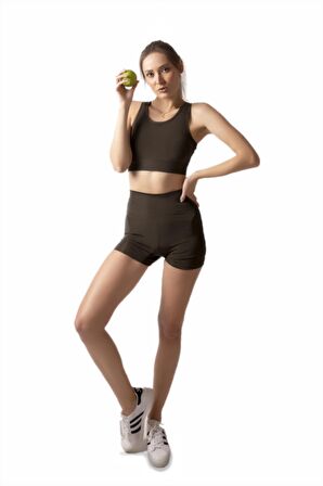 Kadın Toparlayıcı Pedli Spor Sütyeni 