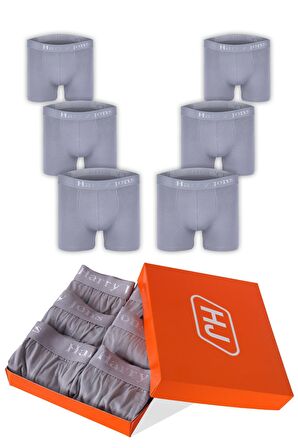 Erkek Boxer Likralı 6'lı Premium Kutu 14 Şubat ,Sevgililer Günü, Hediyelik