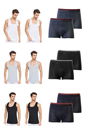 6 Adet Boxer & 6 Adet Atlet Kampanyalı Ürün 