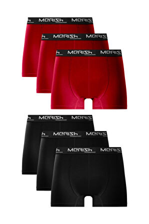 Erkek 6'lı Premium Likralı Boxer ( KUTULU ÜRÜN ) 
