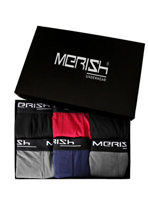 Erkek 6'lı Premium Likralı Boxer ( KUTULU ÜRÜN ) 