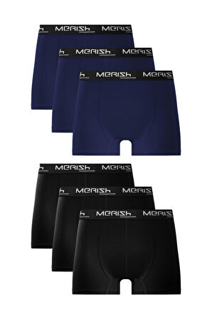 Erkek 6'lı Premium Likralı Boxer ( KUTULU ÜRÜN ) 