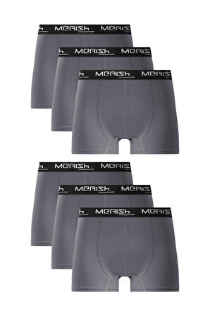 Erkek 6'lı Premium Likralı Boxer ( KUTULU ÜRÜN ) 