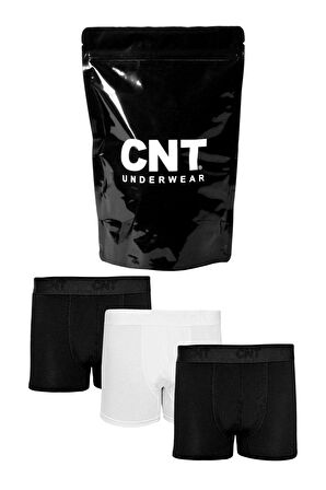 Erkek 3'lü Boxer 1. Sınıf Kumaş Premium Paket Özel Dizayn. Düz Likralı Boxer Şort Çeyizlik Hediyelik Yeni Yıl, Yılbaşı, Hediyelik