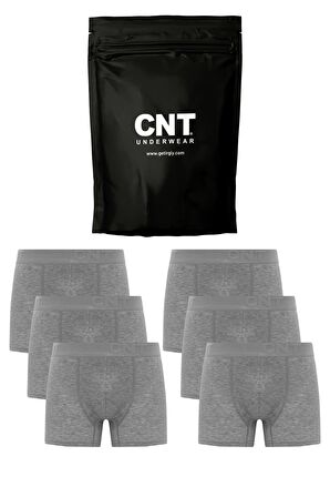 Erkek Boxer Likralı 6'lı Premium Paket 