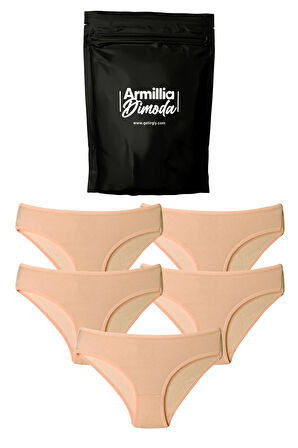 Kadın Günlük Bikini Külot Hijyenik Premium Paketinde Penye Esnek Kumaş