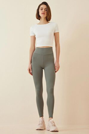 Kadın Fitilli Spor Tayt