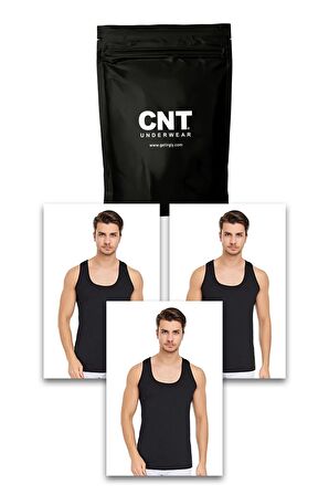 Erkek Atlet Pamuklu Basic 3'lü Premium Paket 