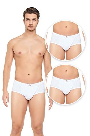 Erkek 3'lü Penye Slip Külot