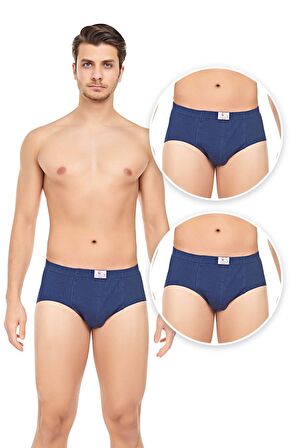 Erkek 3'lü Penye Slip Külot
