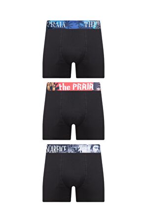 Scarface Premium Kutulu 3 Adet Erkek Boxer Hediyelik Kutu