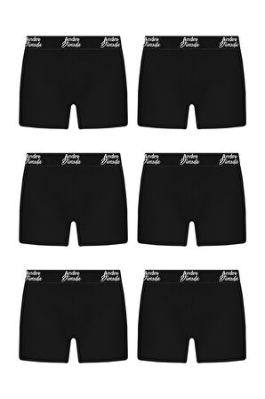 Erkek 6'lı Boxer 1. Sınıf Kumaş Premium Paket Özel Dizayn. Düz Likralı Boxer Şort Çeyizlik Hediyelik Kutulu Ürün 