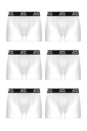 Erkek 6'lı Boxer 1. Sınıf Kumaş Premium Paket Özel Dizayn. Düz Likralı Boxer Şort Çeyizlik Hediyelik Kutulu Ürün 