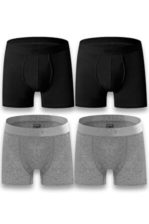 ERKEK Boxer Hijyenik Ambalajlı Boxer Dikişleri Sağlam Rahat Katlanma Yapmaz Premium Boxer