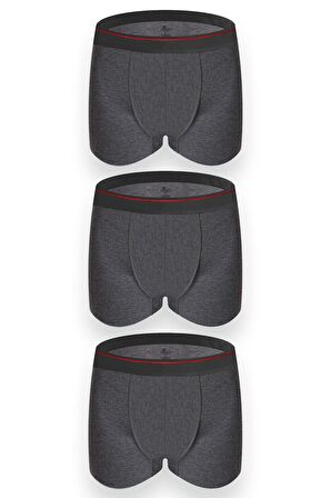 CENNETOĞLU Erkek 3 Adet Likralı Boxer Özel Hijyenik Ambalajlı Paket