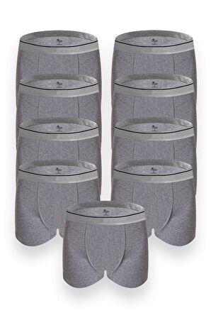 CENNETOĞLU Erkek 9 Adet Likralı Boxer Özel Hijyenik Ambalajlı Paket