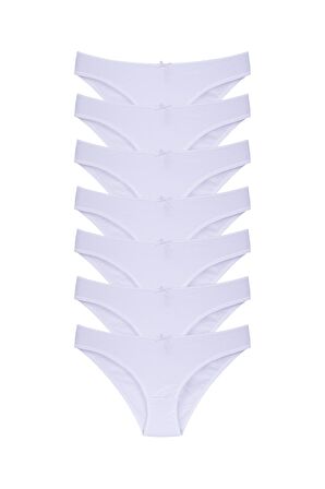 Kadın Çok Renkli Likralı Esnek Yumuşak Dokulu 6 LI Slip Külot