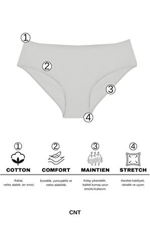 Kadın 1 Adet Rastgele Sürpriz Desenli Külot-Özel Gizemli Paketinde Sürpriz Külot