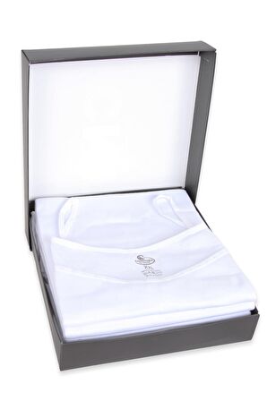 Kadın Beyaz 6 Adet İp Askılı Atlet 100% Pamuk Özel Kutulu