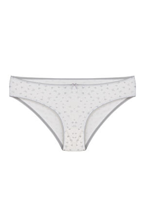 Kadın 6'lı Bikini Külot Karışık Renkli ve Çiçek Desenli  Ambalajında Özel Paket