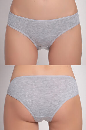 Kadın 6'lı Bikini Külot Karışık Renkli ve Çiçek Desenli  Ambalajında Özel Paket