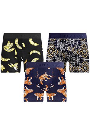 Erkek 3'lü Boxer 1. Sınıf Kumaş Premium Paket Özel Dizayn. Düz Likralı Boxer Şort Çeyizlik Hediyelik 