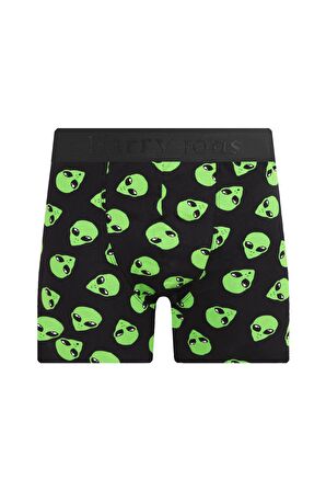 Erkek Desenli Renkli Pamuklu Boxer 4'lü Paket 