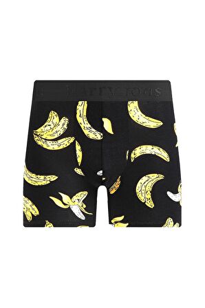 Erkek Desenli Renkli Pamuklu Boxer 4'lü Paket 