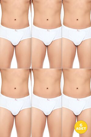 Erkek Pamuklu Konforlu Esnek Slip Külot 6'lı Paket