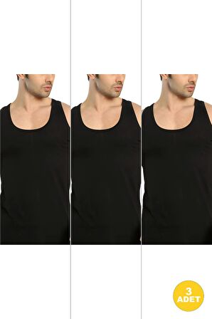 Erkek Basic Pamuklu Premium Klasik Atlet 3'lü Paket