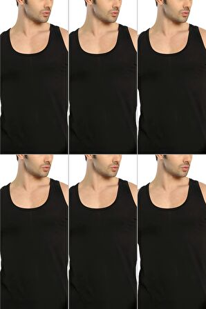 Erkek Basic Pamuklu Premium Klasik Atlet 6'lı Paket