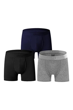 Erkek 3'lü Boxer 1. Sınıf Kumaş Premium Paket Özel Dizayn. Düz Likralı Boxer Şort Çeyizlik Hediyelik 