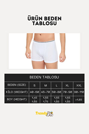 Erkek 5 Adet Likralı Slim Fit İnce Kumaş Günlük Kullanıma Uygun Özel Kutusunda Ekonomik Boxer