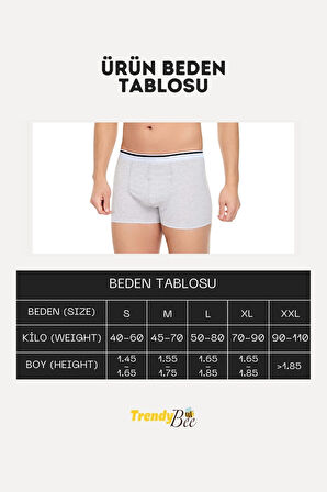 Erkek 5 Adet Likralı Slim Fit İnce Kumaş Günlük Kullanıma Uygun Özel Kutusunda Ekonomik Boxer