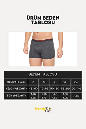 Erkek 5 Adet Likralı Slim Fit İnce Kumaş Günlük Kullanıma Uygun Özel Kutusunda Ekonomik Boxer