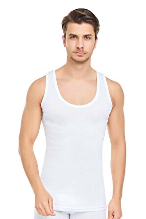 CENNETOĞLU 5 Adet %100 Pamuk Erkek Penye Atlet EKONOMİK PAKET 