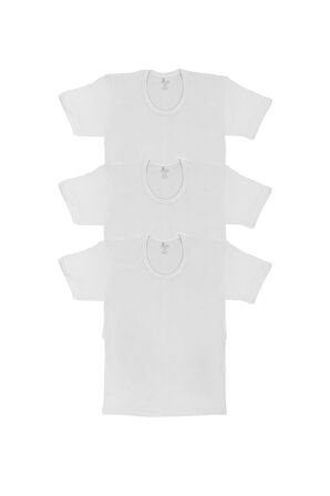 Erkek 3'lü Bisiklet Yaka Fanila Özel Ambalajlı Paketinde