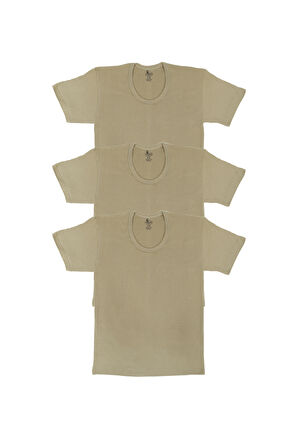 Erkek 3'lü Bisiklet Yaka Fanila Özel Ambalajlı Paketinde