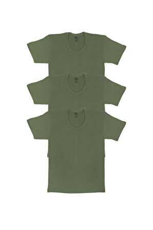 Erkek 3'lü Bisiklet Yaka Fanila Özel Ambalajlı Paketinde