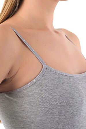 Kadın 6'lı Ribana Kumaş İp Askılı Atlet Özel Kutusunda