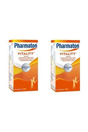 Pharmaton Vitality 60 Kapsül 2 Adet