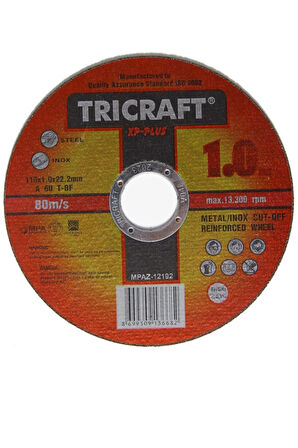 3 Lü 115mm Turbo Mermer Fayans, ,ahşap,metal Kesme Disk Seti