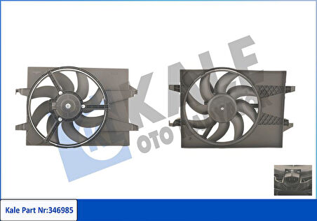 Ford Fan Motoru - Komple Klimalı (2s6h 8c607 De) - Kal 346985