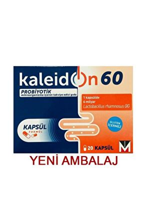 Kaleidon 60 Mg 20 Kapsül