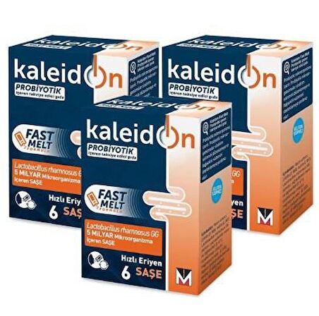 Kaleidon Probiyotik Fast Melt Formula 6 Saşe 3lü