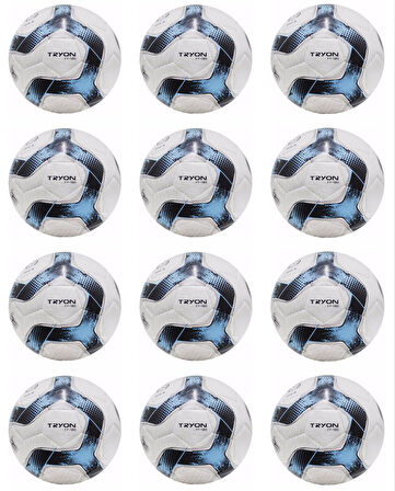 TRYON FT-180 Mavi Futbol Topu 4 Numara 12 Adet 