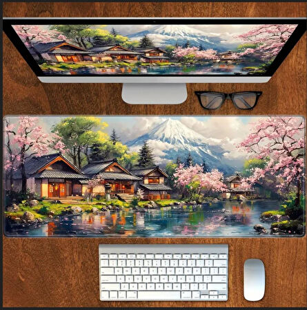 70X30 CM MANZARA TEMALI KAYDIRMAZ TABAN SPEED YÜZEY OYUNCU MOUSE PAD GAMİNG